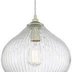 Silver Kitchen Island Metal Dimmable Chandelier With Clear Shades