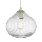 Silver Kitchen Island Metal Dimmable Chandelier With Clear Shades