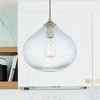 Clear Kitchen Island Metal Dimmable Chandelier With Clear Shades