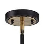Black Kitchen Island Metal Dimmable Chandelier With Clear Shades