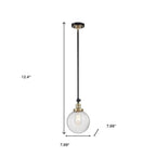 Black Kitchen Island Metal Dimmable Chandelier With Clear Shades