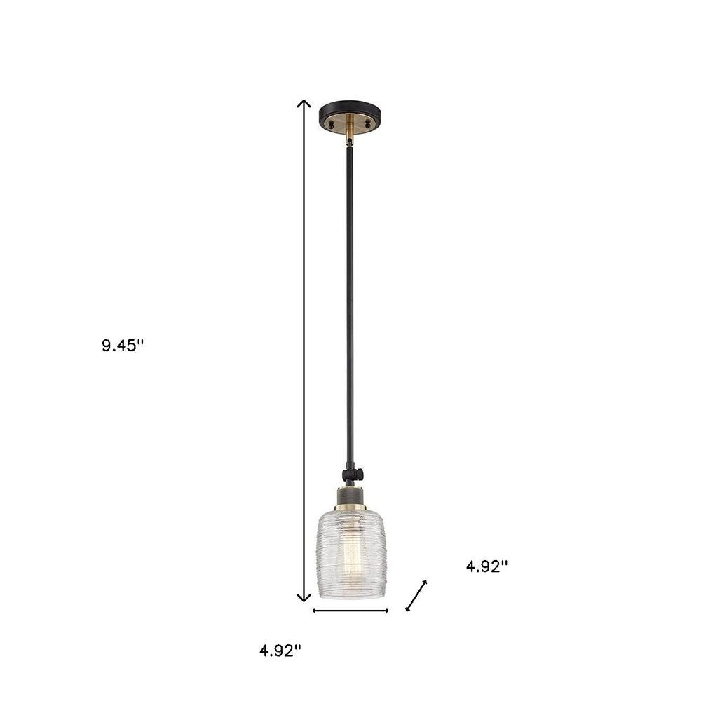Black Kitchen Island Metal Dimmable Chandelier With Clear Shades