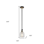 Black Kitchen Island Metal Dimmable Chandelier With Clear Shades