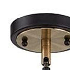 Black Kitchen Island Metal Dimmable Chandelier With Clear Shades