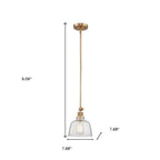 Gold Kitchen Island Metal Dimmable Chandelier With Clear Shades