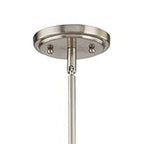 Nickel Kitchen Island Metal Dimmable Chandelier With Clear Shades