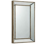 43" Silver Wood Framed Accent Mirror