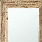 39" Natural Distressed Wood Framed Accent Mirror