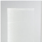 32" Silver Lighted Frame Accent Mirror