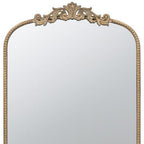 42" Gold Arch Iron Framed Accent Mirror