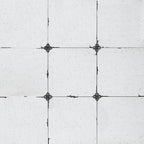 36" Black Square Iron Framed Antiqued Glass Accent Mirror