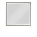 36" Square Wood Framed Mounted Dresser Mirror