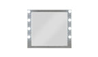 36" Square Wood Framed Mounted Dresser Mirror