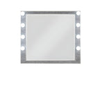 36" Square Wood Framed Mounted Dresser Mirror