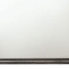 36" Gray Wood Framed Mounted Dresser Mirror