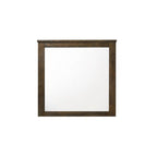 40" Square Wood Framed Mounted Dresser Mirror