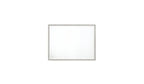 35" White Wood Framed Mounted Dresser Mirror