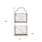 13" Silver Multi-Tier Metal Additional Accessory