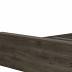 Dark Brown Wood Full Bed Frame