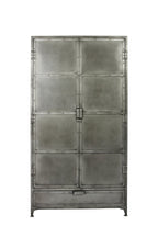 36" Silver Iron Drawer Combo Dresser