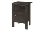 24" Brown Wood Nightstand