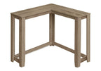 36" Brown Wood Corner Frame Console Table