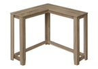 36" Brown Wood Corner Frame Console Table