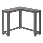 36" Brown Wood Corner Frame Console Table