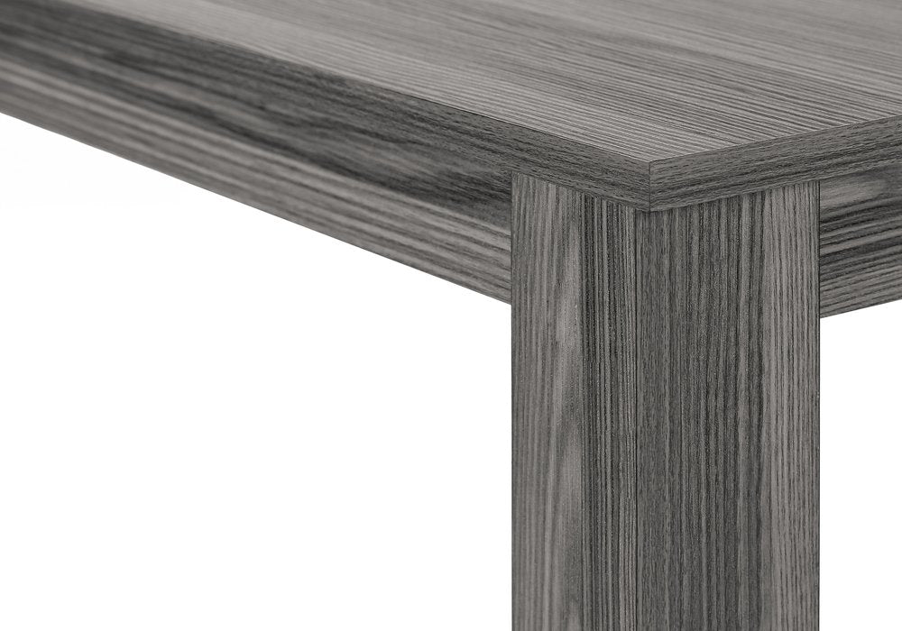36" Brown Wood Corner Frame Console Table