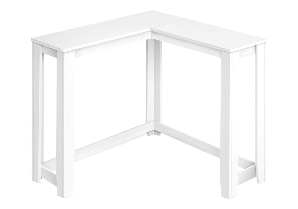 36" Brown Wood Corner Frame Console Table