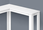 36" Brown Wood Corner Frame Console Table