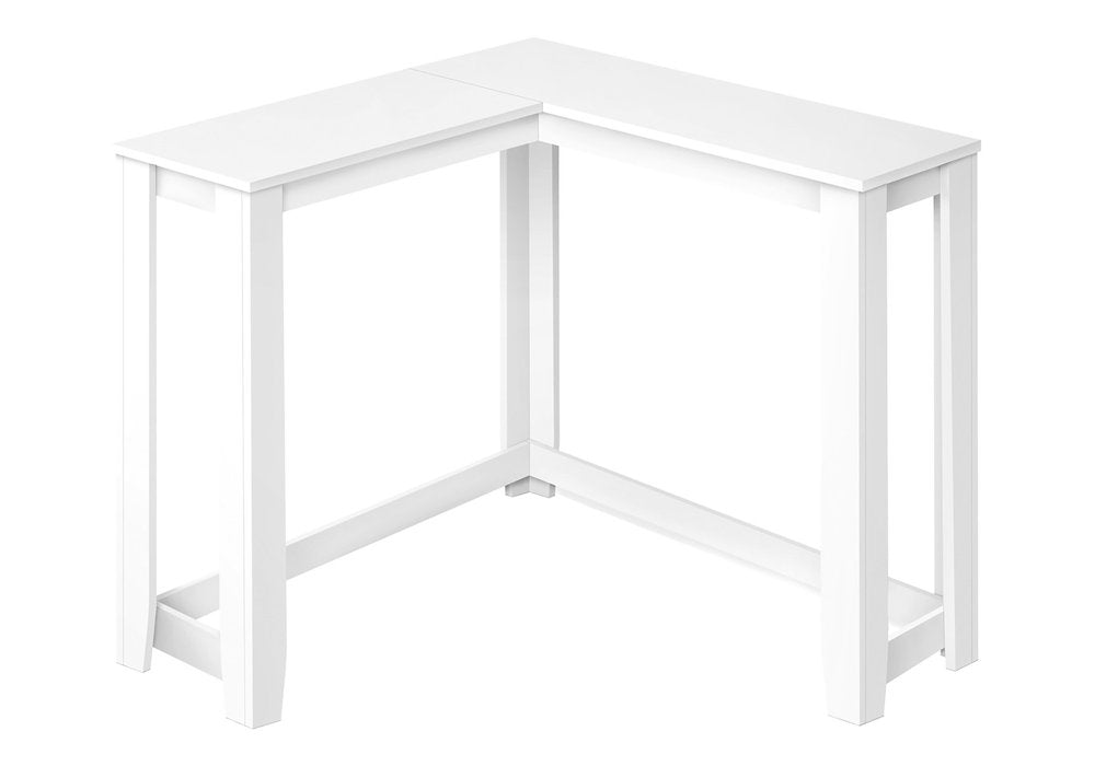 36" Brown Wood Corner Frame Console Table