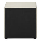 21" Beige Wood Two Drawer Nightstand
