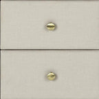 21" Beige Wood Two Drawer Nightstand