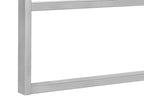 49" Gray and Silver Computer Desk