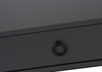 42" Gray and Black Wood and Metal Sled Computer Desk