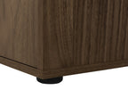 46" Brown Wood L Shape Computer Desk