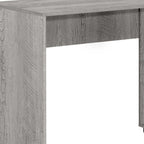 46" Gray Wood L Shape Computer Desk