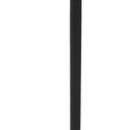 47" Gray and Black Wood and Metal Sled Computer Desk
