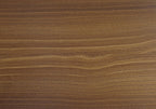 47" Brown and Black Wood and Metal Sled Computer Desk With Three Drawers