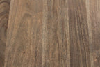 55" Gray and Black Solid Wood Sled Console Table With Storage With Storage