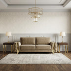 90" Beige Velvet Sofa With Gold Legs