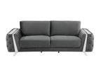 90" Beige Velvet Sofa With Gold Legs