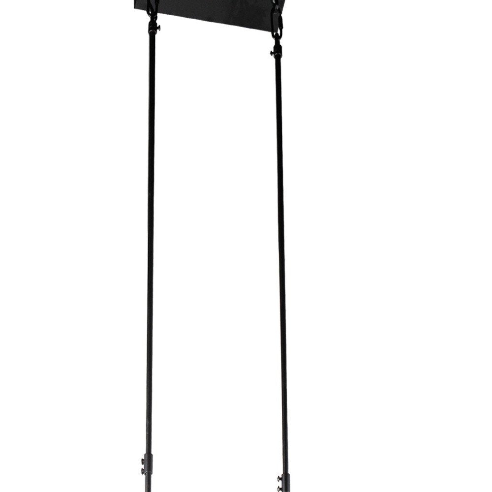 Brown And Black Kitchen Island Five Light Wood and Seeded Glass Chandelier With Brown Shades