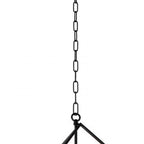 Black Unique Statement Six Light Metal Chandelier With Black Shades