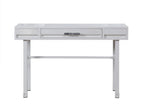 47" White Iron Vanity Table