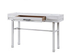 47" White Iron Vanity Table