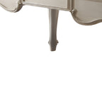 72" White Wood Executive Desk With Three Drawers