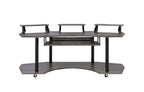 83" Black Music Recording Studio Desk