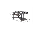 83" Black Music Recording Studio Desk
